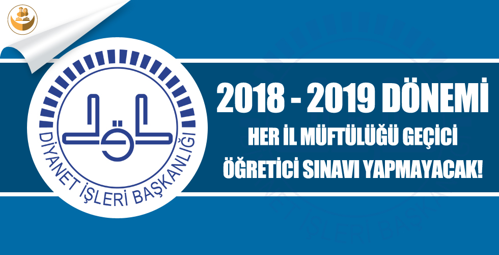Her İl Müftülüğü Geçici Kur’an Kursu Öğreticisi Alım Sınavı Yapmayacak