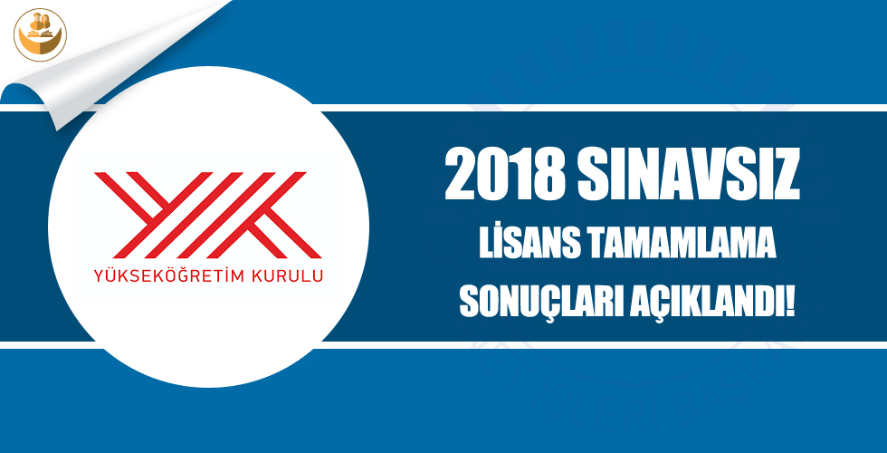 2018 Sınavsız İlitam İlahiyat Tamamlama Sonuçları Açıklandı