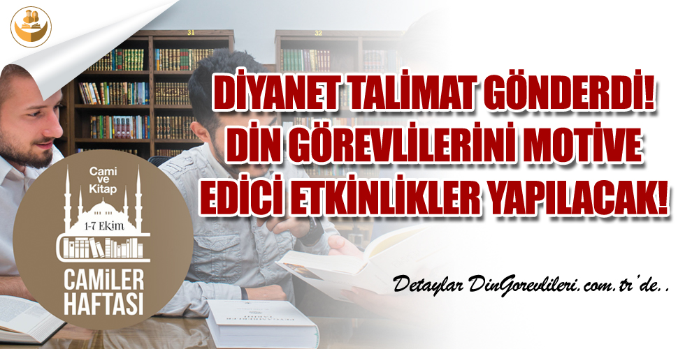 Diyanet, 81 İl Mftülüğüne Talimat Verdi, Din Görevlileri Motivasyonu Artırıcı Etkinlikler Yapılacak!