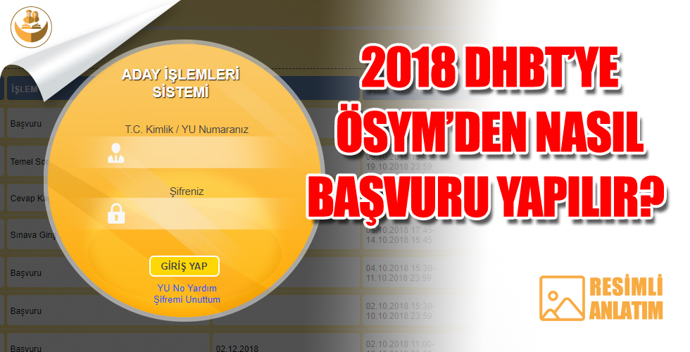 DHBT’ye Nasıl Başvuru Yapabilirim? Adım Adım Anlatım (Resimli)