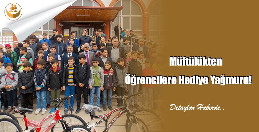 Müftülükten Öğrencilere Hediye Yağmuru!