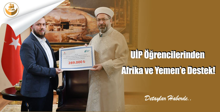 UİP Öğrencilerinden Afrika ve Yemen’e Destek!