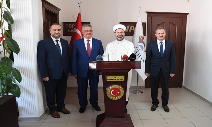 Diyanet İşleri Başkanı Erbaş, Adıyaman’da..