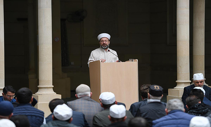 Başkan Erbaş; “Bütün İnsanlığın Huzuru Ortak Hedefimizdir”