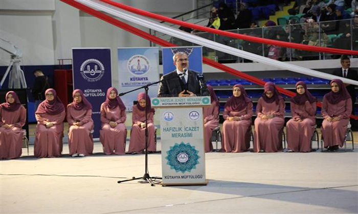 Kütahya’da Hafızlık İcazet Merasimi