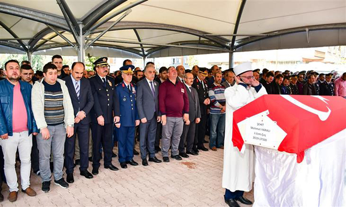 Şehit J.Uzm.Çvş Mehmet Yaralı, Dualarla Uğurlandı..