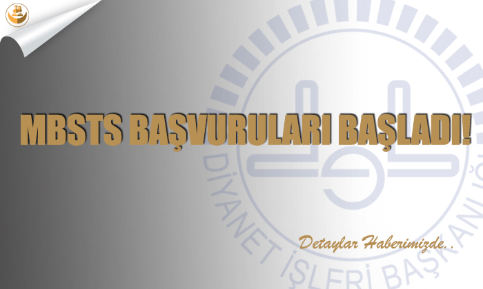 MBSTS Başvuruları Başladı!