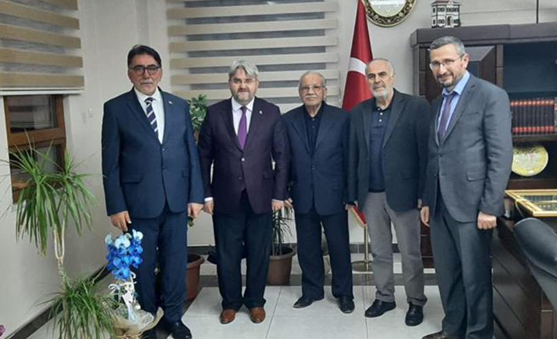 TBB Mezarlıklar Müdürü ve Emekli İl Müftüsü, Tekirdağ İl Müftüsünü Ziyaret Etti