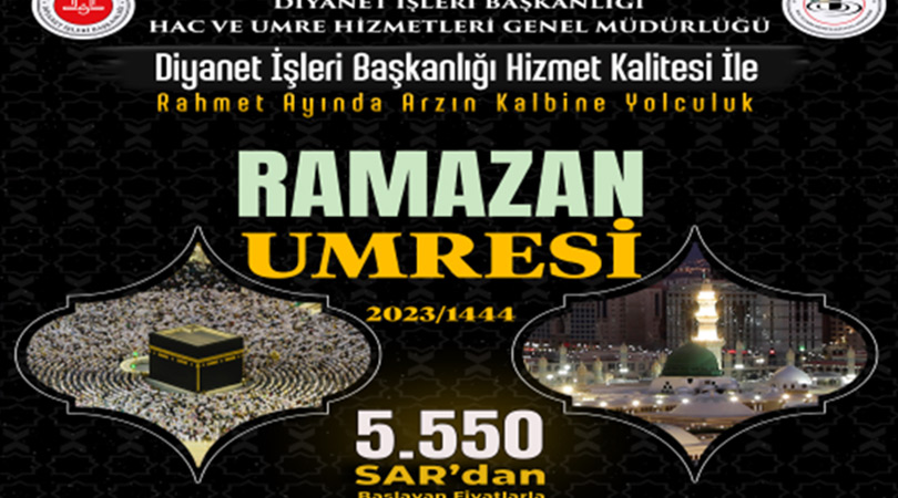 Ramazan Ayı Umre Turu İçin Kayıtlar Başlıyor!