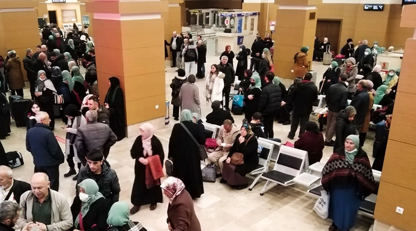 Trabzonlu Umreciler Dualarla Kutsal Topraklara Uğurlandı