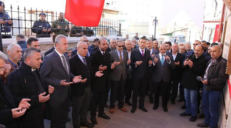 Alaattin Camii Dualar İle Açıldı