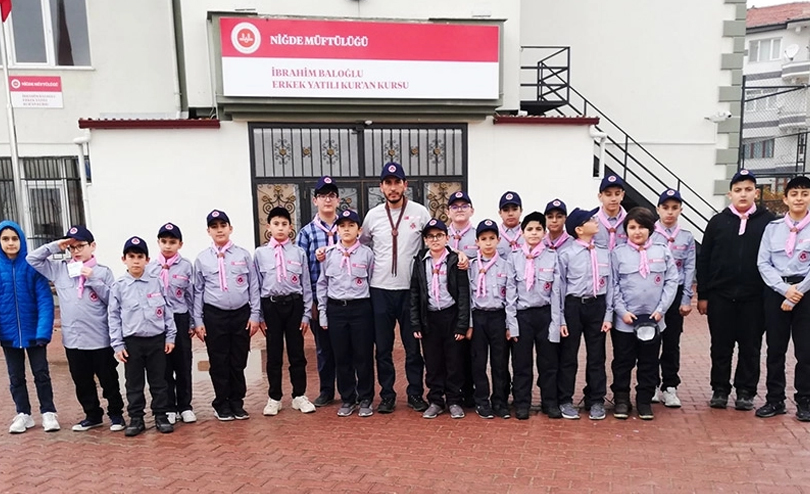 Hafızlık öğrencileri izcilik etkinliğinde bir araya geldi