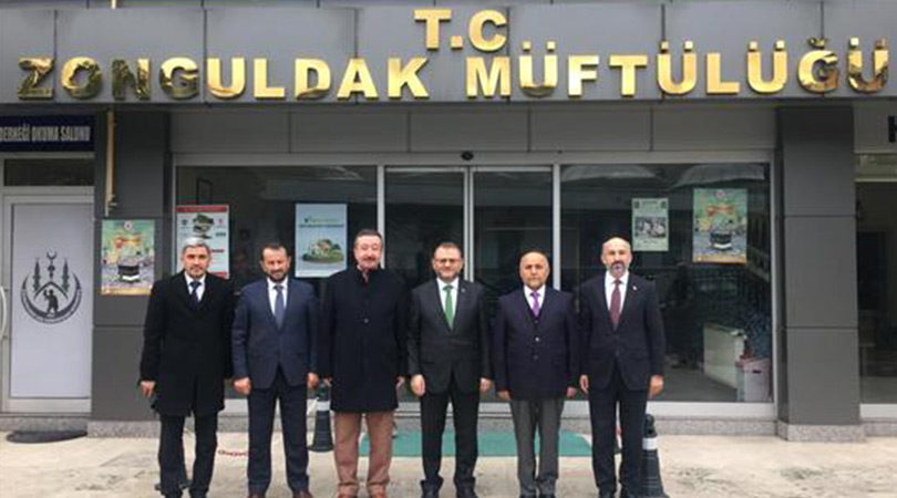 Din Hizmetleri Genel Müdürü Kondi, Zonguldak Müftülüğünü Ziyaret Etti