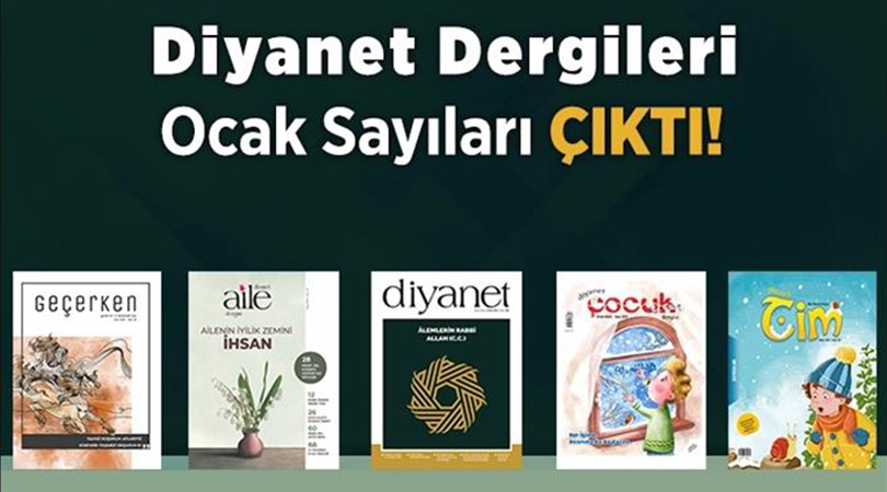 Diyanet Ocak Ayı Dergileri Çıktı