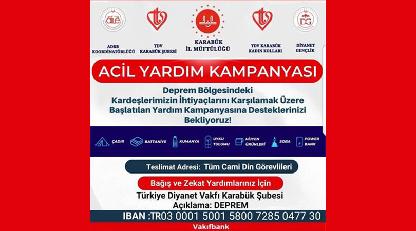 ACİL YARDIM KAMPANYASI